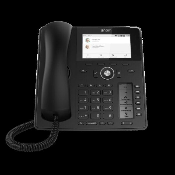 Snom D785 12-line Desktop SIP Phone - No PSU INcluded - Hi-Res 4.3" Colour TFT Display - USB