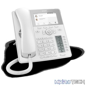 Snom D785 12-line Desktop SIP Phone in White - No PSU Included - Hi-Res 4.3" Colour Display - USB