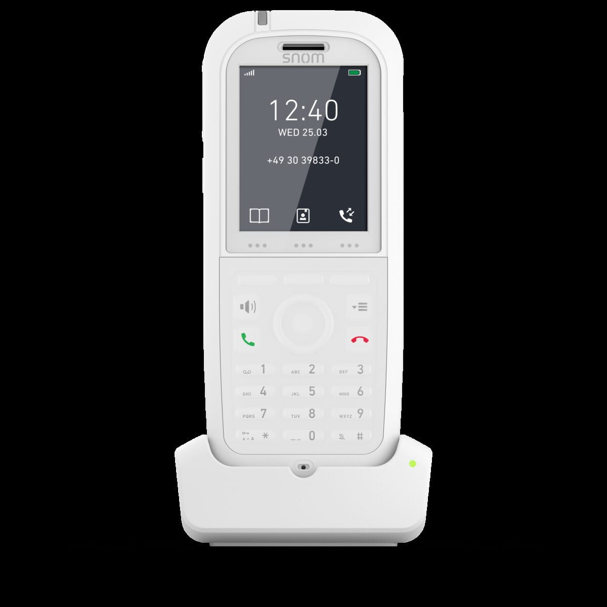 Snom M90 Anti-Bacterial DECT SIP Phone w/ Charging Base