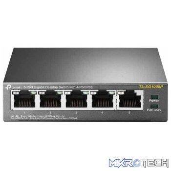 TP-Link 5 Port Gigabit Desktop PoE Switch