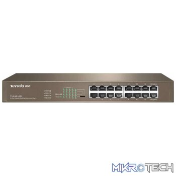 Tenda 16-Port Gigabit Rack Mount Switch | TEG1016Dv6