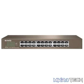 Tenda 24-Port Gigabit Rack Mount Switch | TEG1024Dv7