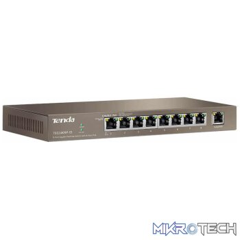 Tenda 9-Port Gigabit PoE Desktop Switch | TEG1009P-EI