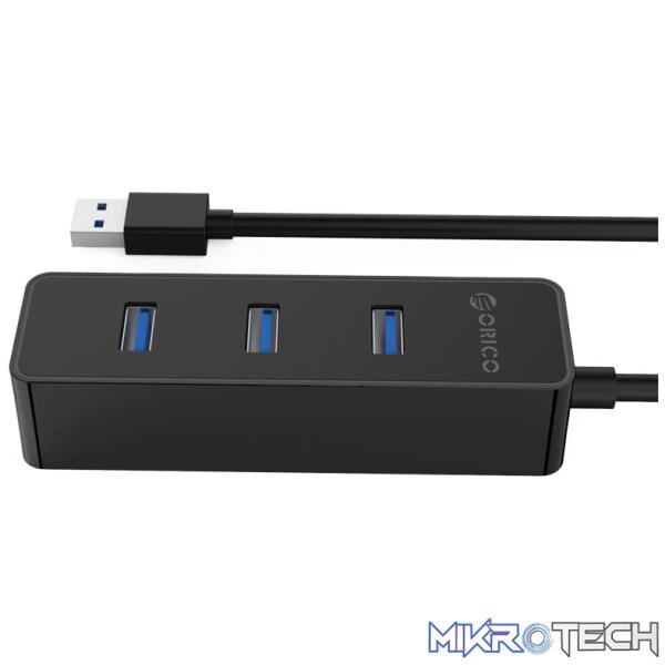 ORICO 4 Port USB3.0 Hub - Black - Image 4