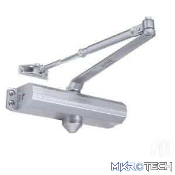 ZKTeco - Access Control Silver Door Closer - medium duty