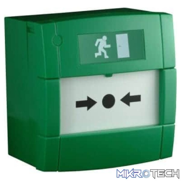 ZKTeco - Emergency Green Call Point - Resettable ZKTeco - Emergency Green Call Point - Resettable