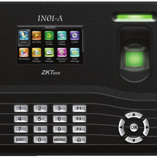 ZKTeco - IN01 Fingerprint & RFID Time & Attendance Terminal
