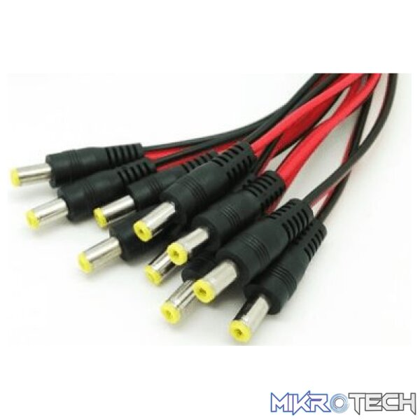 Folksafe Pigtail Male Plug With Block 30cm 10 Pack Folksafe Pigtail Male Plug With Block 30cm 10 Pack