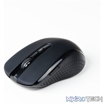 GoFreetech Wireless 1600DPI Mouse - Black