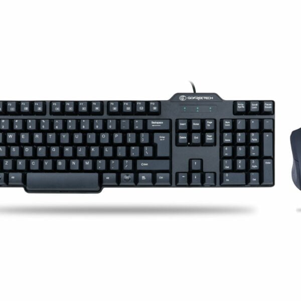 GoFreetech Wired KB/MOUSE Combo - Black