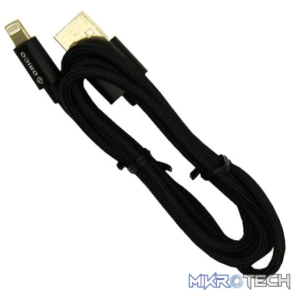 ORICO Lightning ChargSync Cable Black 1M - Image 2
