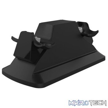 Sparkfox Dual Controller Charging Station Black - PS4