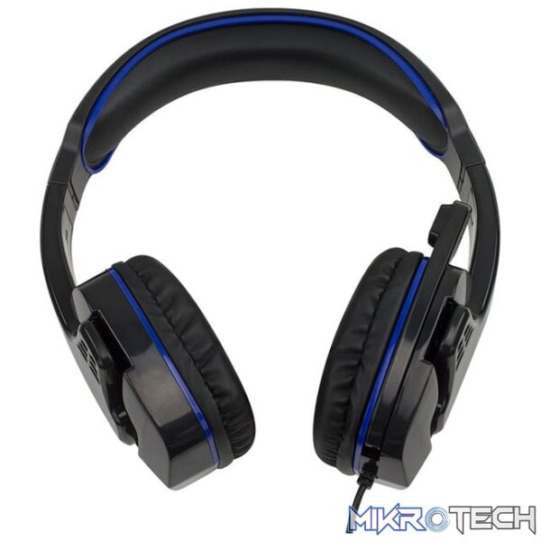 Sparkfox PS4 SF1 Stereo Headset - Black and Blue - Image 2