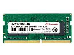 Transcend JetRam 8GB DDR4-2666 260 pin notebook SO-DIMM Memory