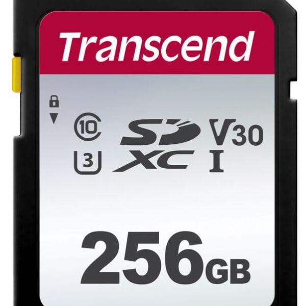 Transcend 300S 256GB SDXC Class 10 V30 UHS-I U1 U3 card