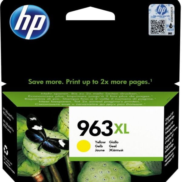 HP #963XL High Yield Yellow Original Ink Cartridge