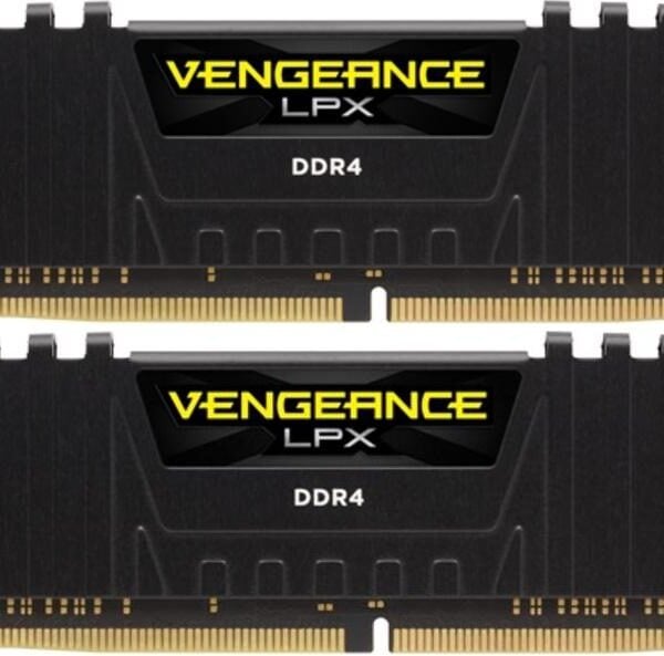 Corsair Vengeance LPX 16GB (8GB x 2 kit) DDR4-3200 CL16 1.35V 288 pin Desktop Memory Black