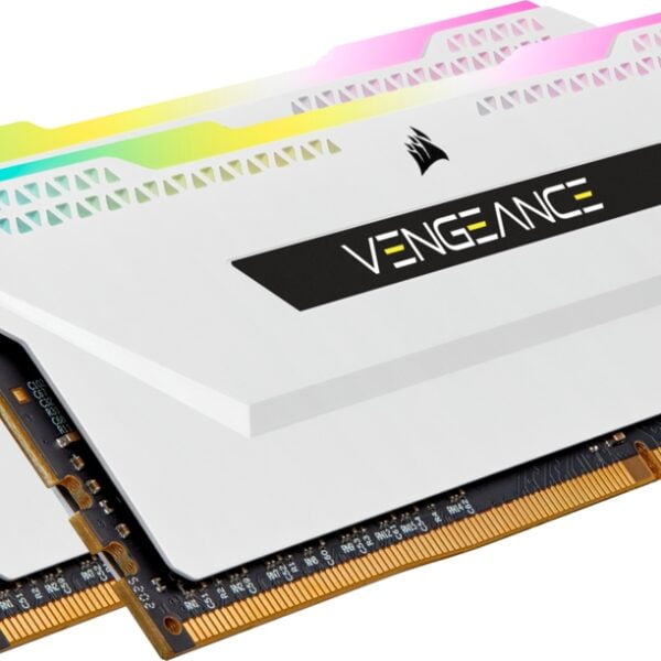 Corsair Vengeance RGB Pro SL 16GB (2 x 8GB) DDR4-3200 C16 288pin Memory kit White