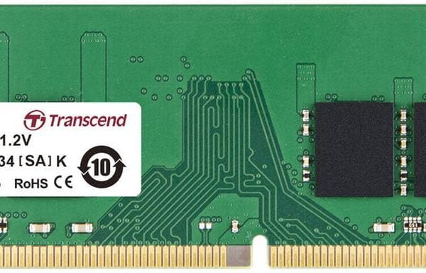 Transcend JetRam 32GB DDR4-2666 CL19 1.2V 288 pin Desktop UDIMM Memory