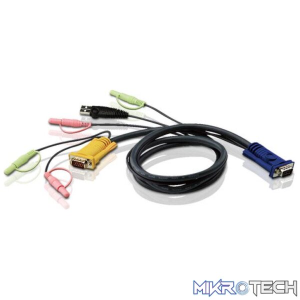 Aten 1.8m USB KVM cable with 3 in 1 SPHD and audio Aten 1.8m USB KVM cable with 3 in 1 SPHD and audio