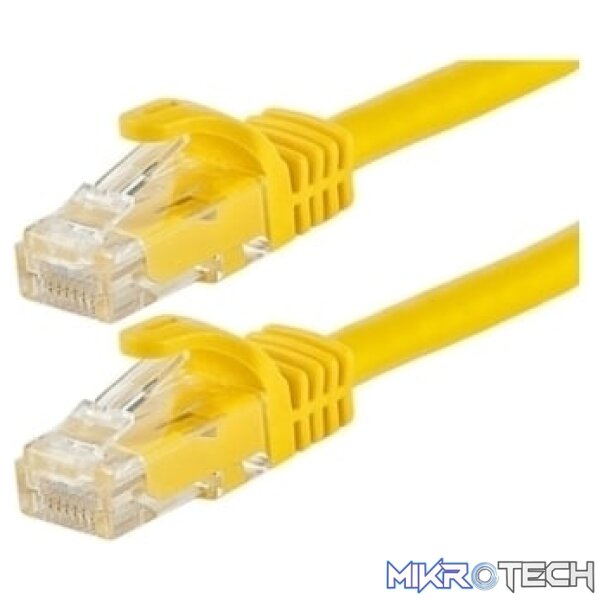 202669_IMG1 AccoNet CAT6 UTP flylead - 2 metre Yellow - Image 1