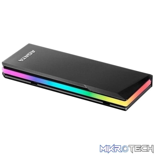 202988_IMG1 Adata EC700G M.2 external enclosure with RGB Lighting - USB 3.0 Gen2 (10Gbps) Type-C - Image 1