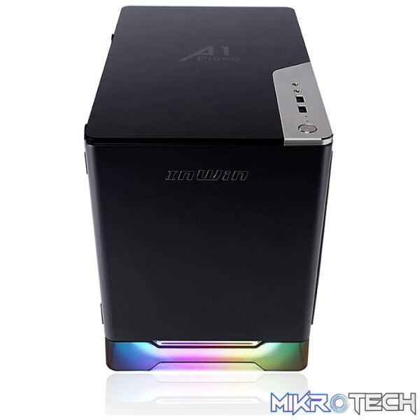 203152_IMG1 In Win A1 Prime Black Mini-ITX Gaming chassis + 750W 80 Plus Gold PSU - Image 1