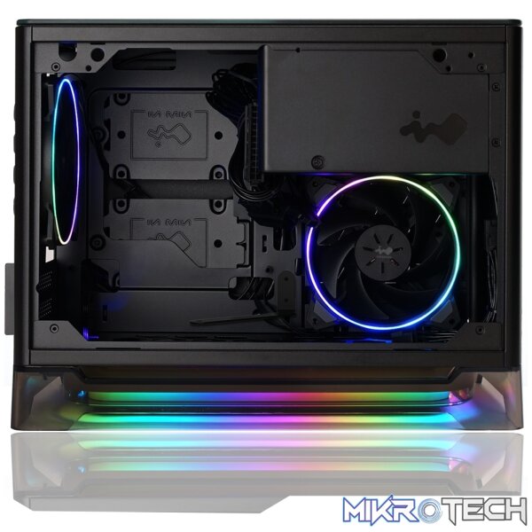 In Win A1 Prime Black Mini-ITX Gaming chassis + 750W 80 Plus Gold PSU - Image 2