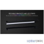 Lian-li Q58-2X White side diffused RGB LED strip - 30 RGB LEDs - Image 4