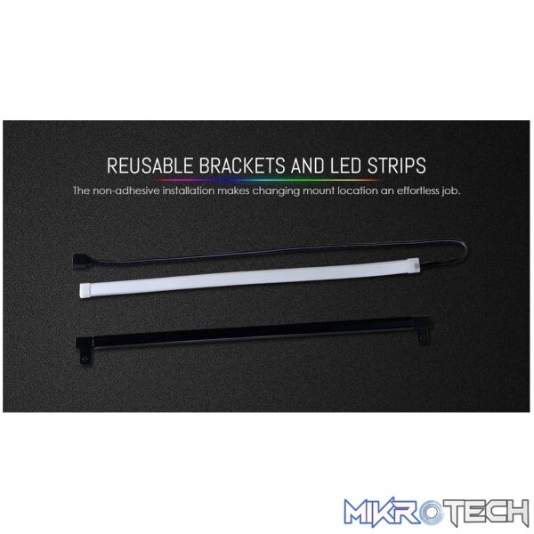 Lian-li Q58-2X White side diffused RGB LED strip - 30 RGB LEDs - Image 4