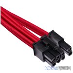 Corsair CP-8920251 Red Premium individually sleeved Flexible paracorded cable (Type4 Gen4) - Image 2