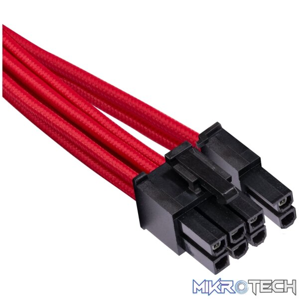 Corsair CP-8920251 Red Premium individually sleeved Flexible paracorded cable (Type4 Gen4) - Image 2
