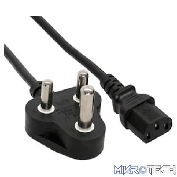89621_IMG1 2m Power cable - SA plug to IEC C13 Female - Image 1