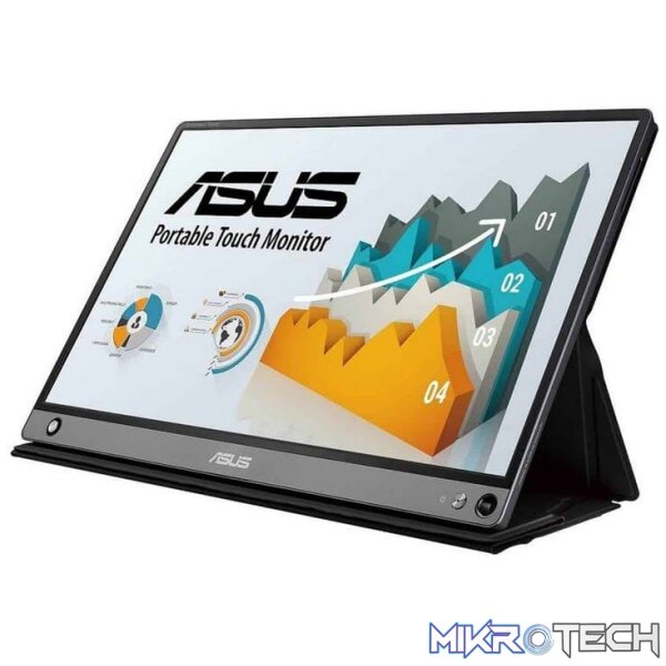 ASUS ZenScreen Touch MB16AMT 15.6" USB portable monitor + Battery + Speaker ASUS ZenScreen Touch MB16AMT 15.6" USB portable monitor + Battery + Speaker