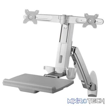 Aavara WSF742 Free Style Workstation Combo System -Dual Monitor w/ 2 Pivot (ORDER ON REQUEST)