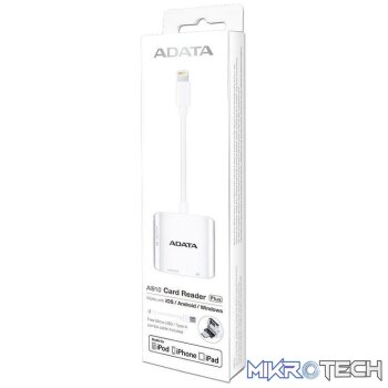 Adata ALRAi910CWH Card writer/reader for miCroSDHC/ SDXC/ SDHC/ SDXC dual slots