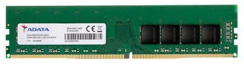 Adata Value 8Gb DDR4-3200 (pc4-25600) CL22 1.2V Desktop Memory Module