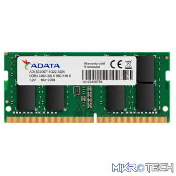 Adata Valueram 16Gb DDR4-3200 (pc4-25600) CL22 1.2V Notebook Memory module