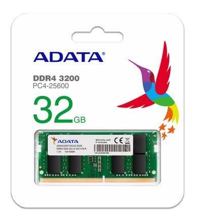 Adata Valueram 32Gb DDR4-3200 (pc4-25600) CL22 1.2V Notebook Memory Module
