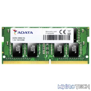 Adata Valueram 8Gb DDR4-2666 (pc4-21330) CL19 1.2V Notebook Memory Module