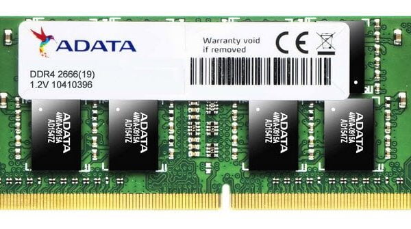 Adata Valueram 8Gb DDR4-2666 (pc4-21330) CL19 1.2V Notebook Memory Module