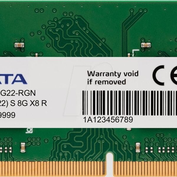 Adata Valueram 8Gb DDR4-3200 (pc4-25600) CL22 1.2V Notebook Memory Module