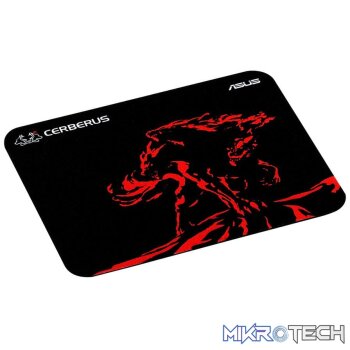 Asus Cerberus Mini Black & Red Gaming Mouse Pad - 250x210x2mm