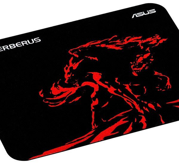 Asus Cerberus Mini Black & Red Gaming Mouse Pad - 250x210x2mm