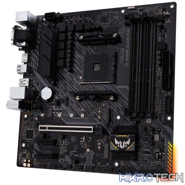 Asus TUF Gaming A520M-PLUS AMD 3rd Gen Socket AM4 mATX Motherboard - Image 3