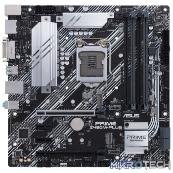 Asus Z490M Prime Plus Intel 10/11th Gen Socket 1200 mATX Motherboard