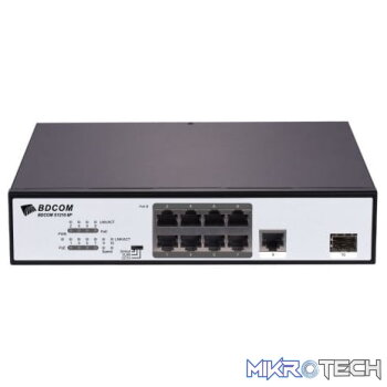 BDCOM 120W 10 Port 10/100 PoE Switch