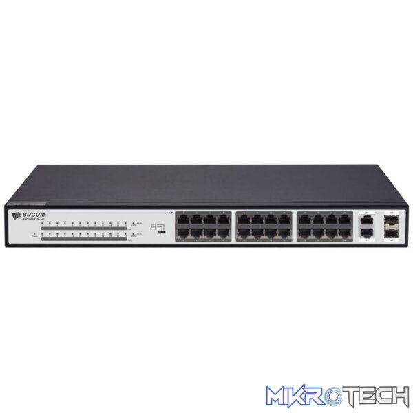 BDCOM 370W 26-port 10/100 PoE Switch BDCOM 370W 26-port 10/100 PoE Switch