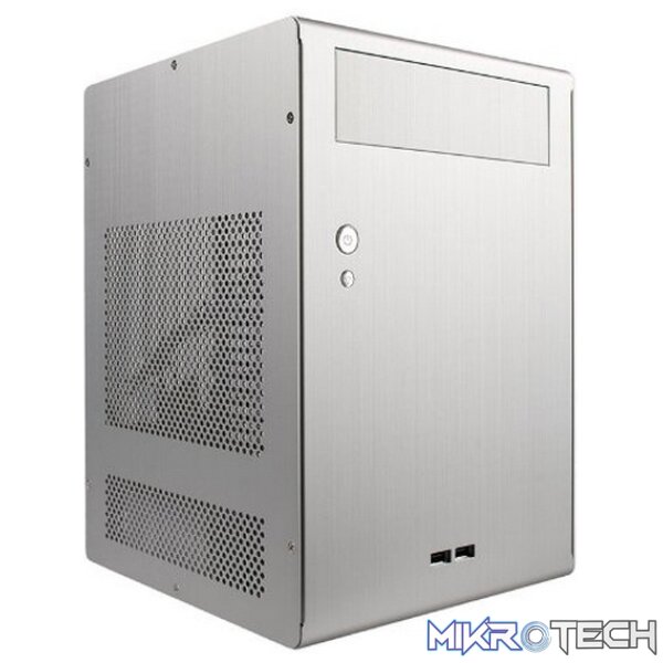 CHLQ07U3S Lian-li PC-Q07 Mini-ITX Silver Chassis - Image 1