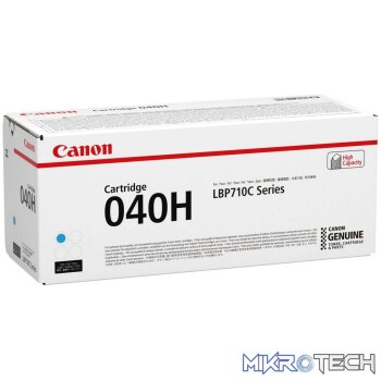 Canon 040HC High Yield Toner cartridge Cyan